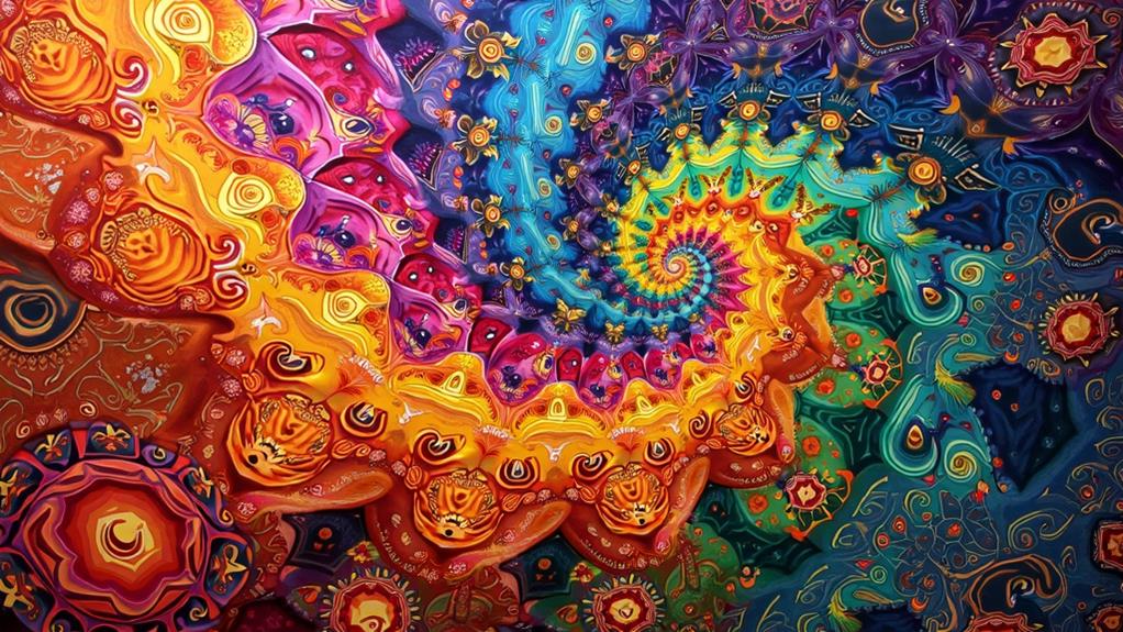 vibrant colorful artistry designs