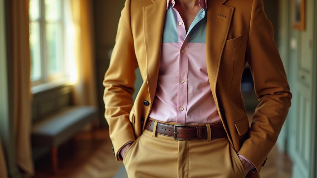 tan trousers stylish blazers