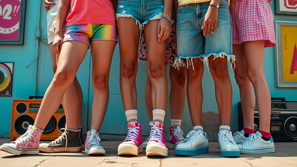 trendy platform sneakers influence