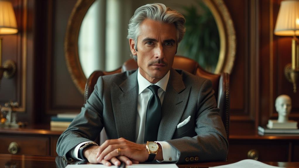 roger sterling s stylish attire