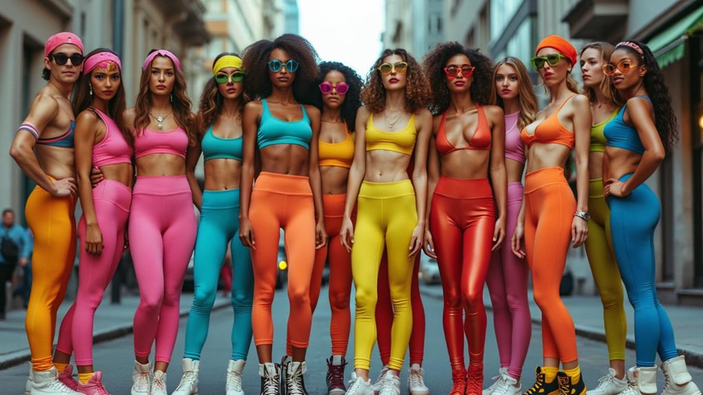 casual style featuring spandex