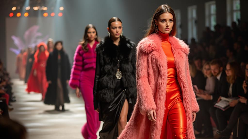 high fashion faux fur