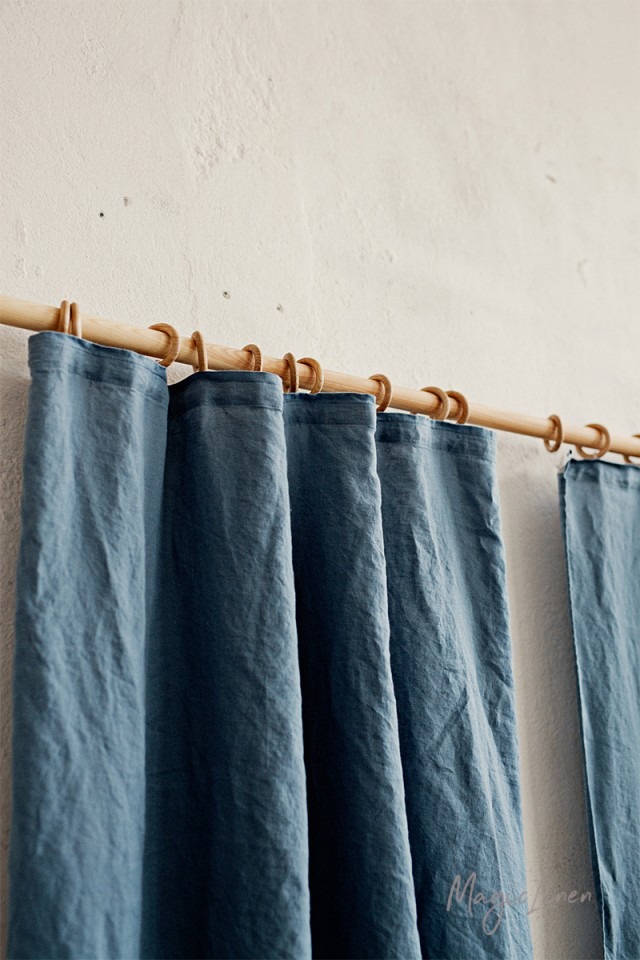 Breezy linen curtains