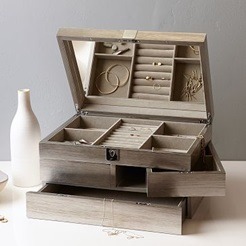 Choose modern jewelry box for their functionality