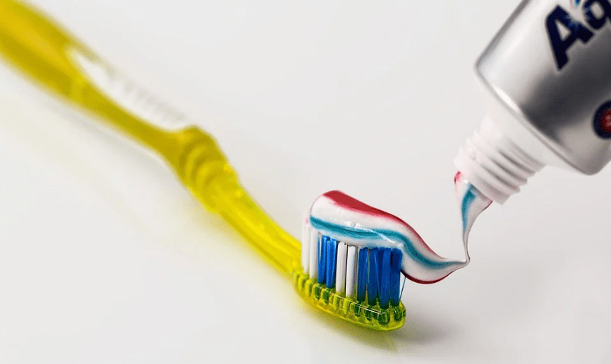 toothbrush, toothpaste, toothpaste tube