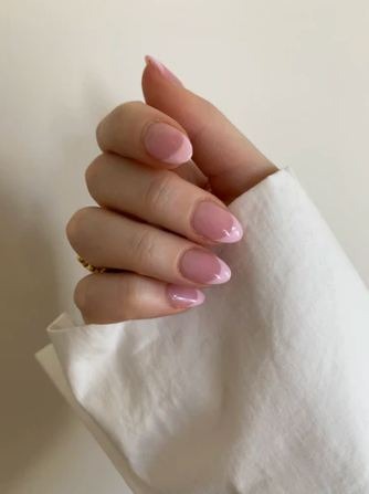 hand with French manicure