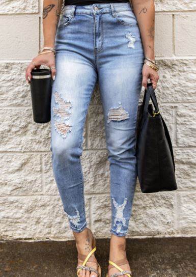 Fashion Ripped Jeans For Women 2022