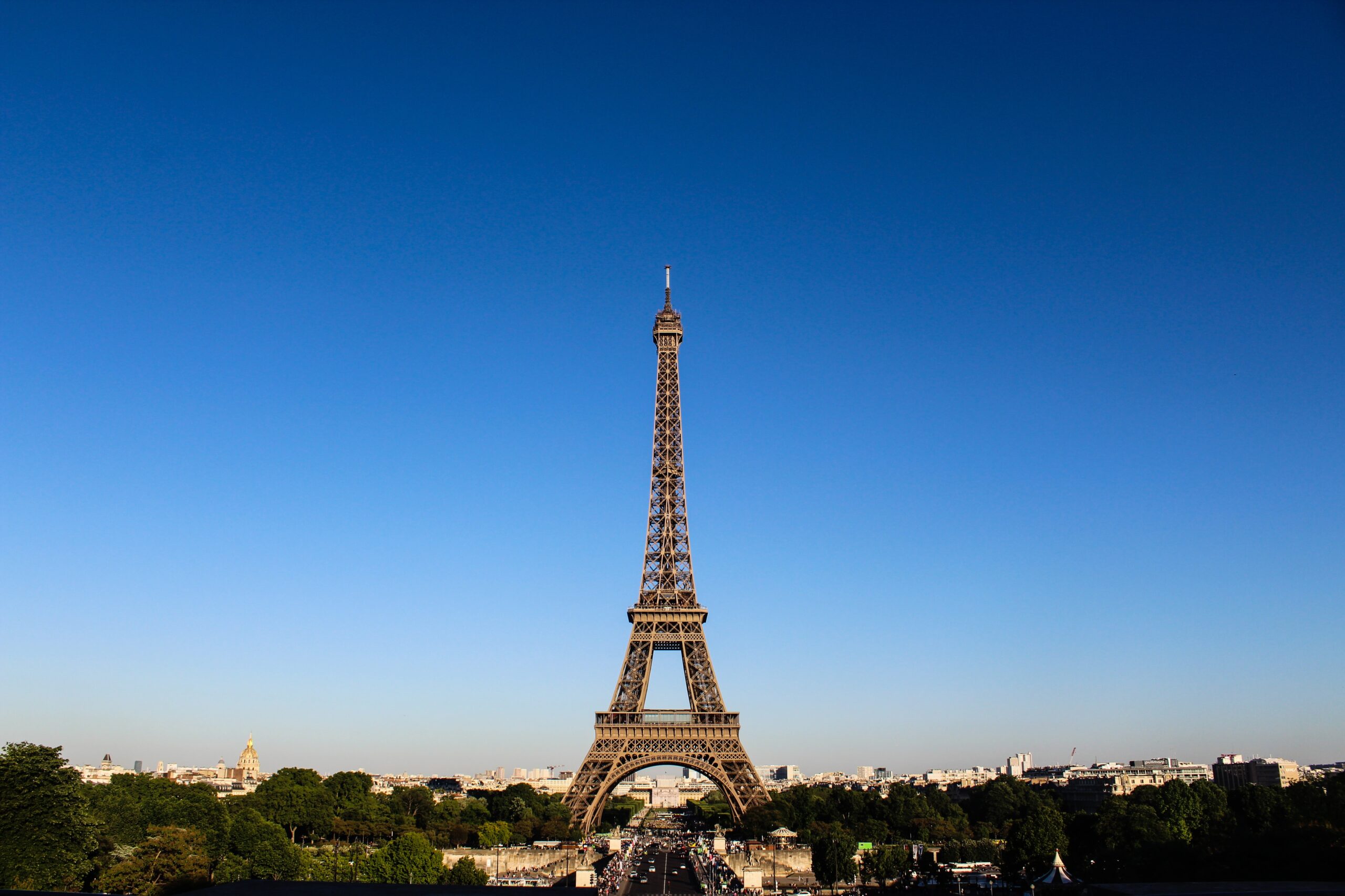A shot of Paris’ Eiffel Tower