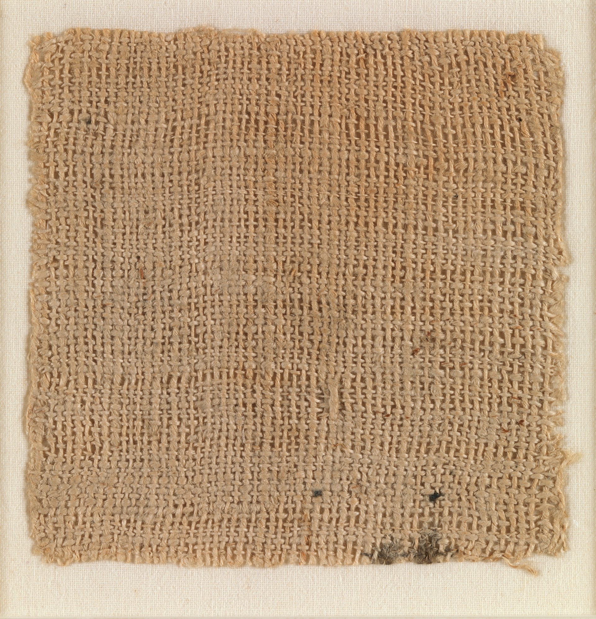 Sample of ancient Egyptian linen from Saqqara, dating to 390-343 BC
